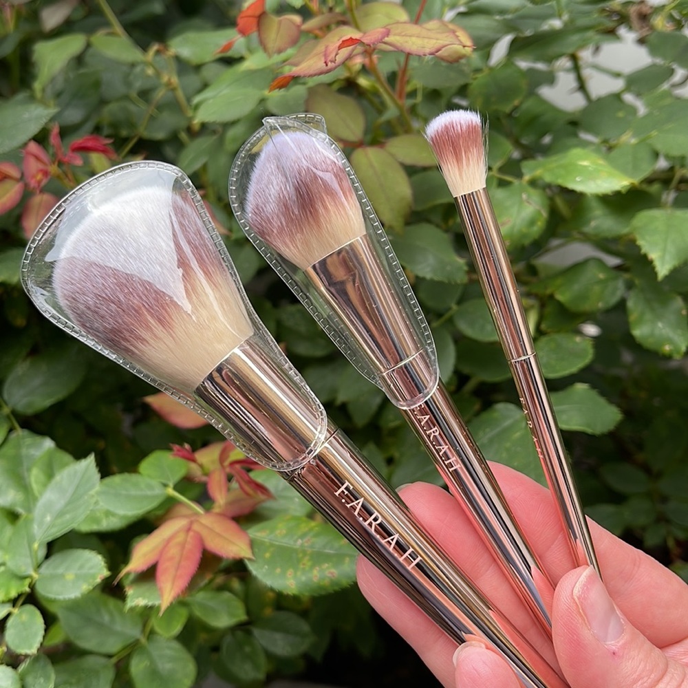 NWT F.A.R.A.H Makeup Brush Trio